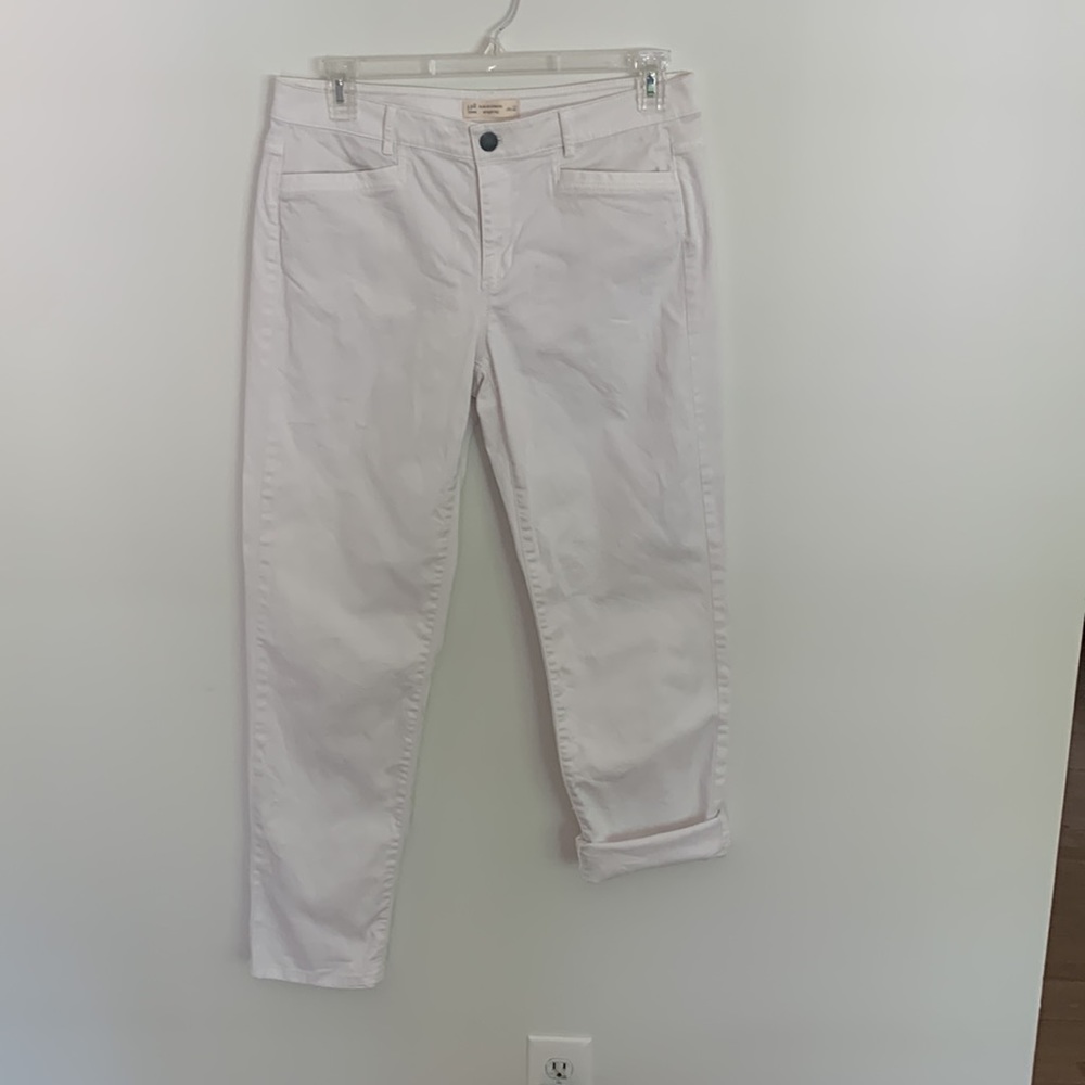 J Jill white denim pants Size 12